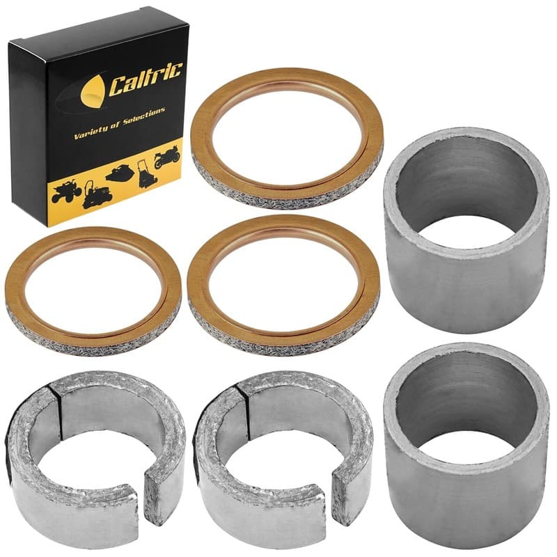 Exhaust Muffler Silencers Pipe Gasket Kit For Yamaha V-Star 1100 XVS1100 1999-05