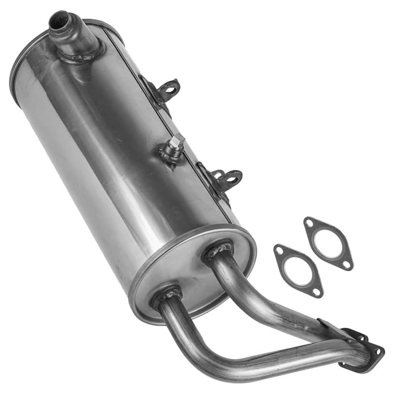 Exhaust Muffler For Kawasaki Mule 3000 3010 3020 Turf KAF620 2001-2008