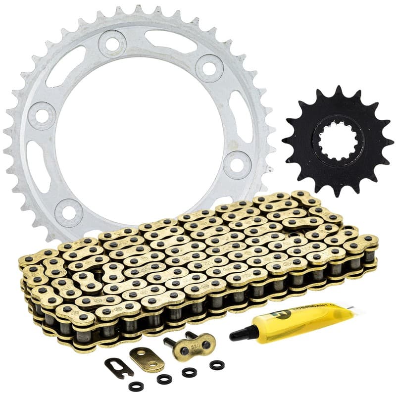 Sprocket Chain Set for Honda CBR1000RR 16/42 Tooth 530 X-Ring Front Rear Combo