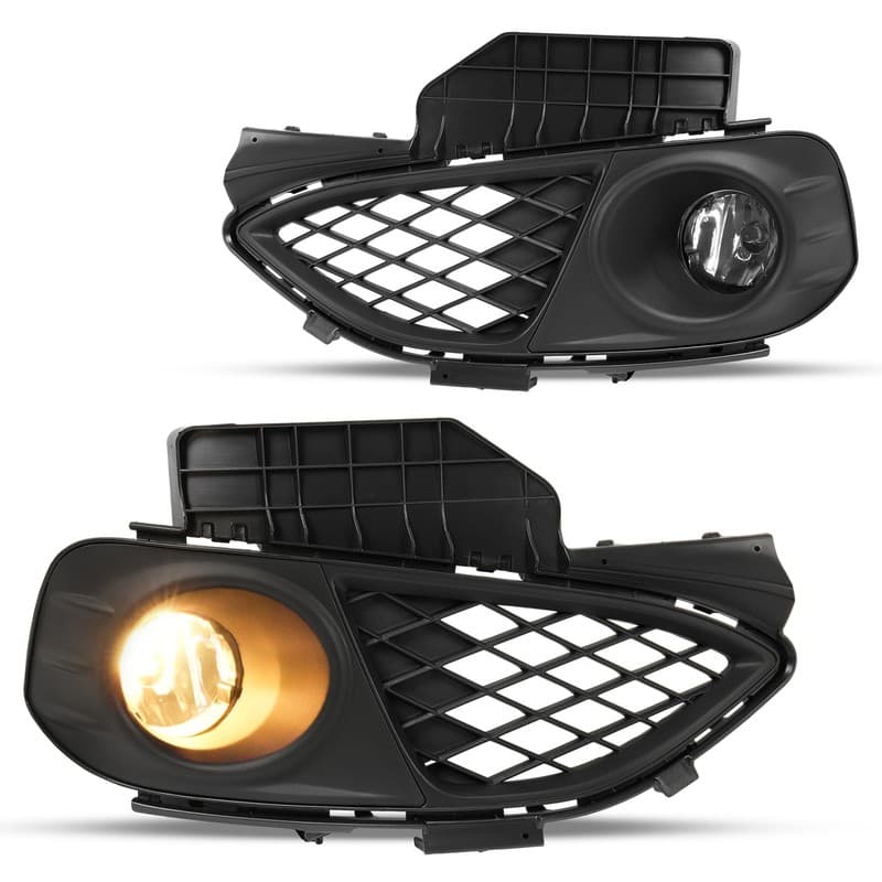 Pair Of Fog Lights Driving Lamp For ACURA 16 17 18 ILX W/Switch+Wiring+Cover
