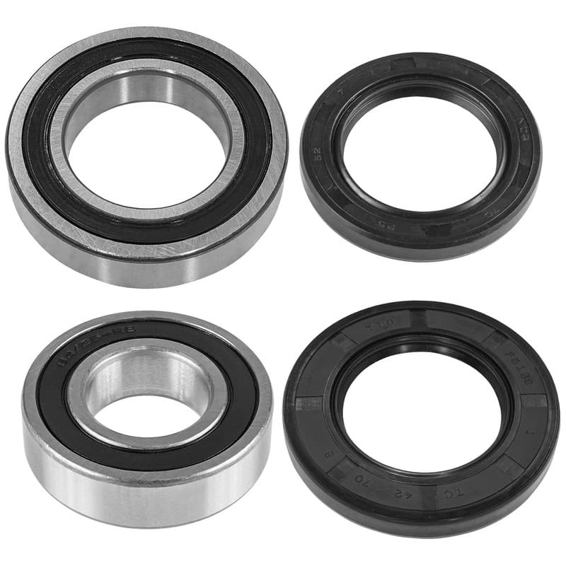 Rear Wheel Ball Bearings Seals Kit for Yamaha Kodiak 400 YFM400 2WD 4WD 2003 04