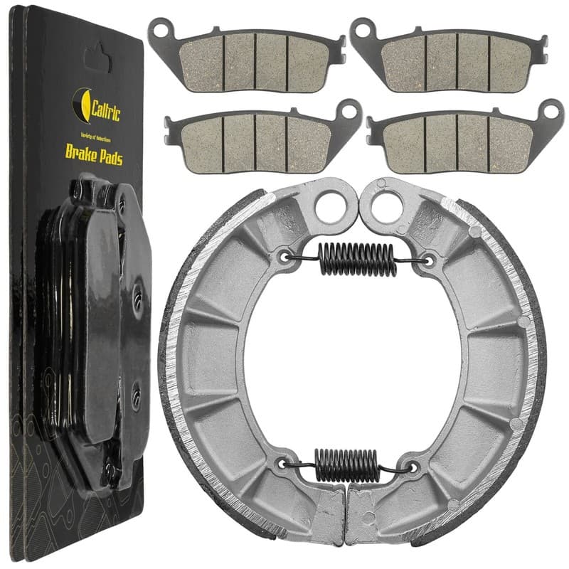 Front Brake Pads & Rear Brake Shoes for Honda PC800 Pacific Coast 89-90 1994-98