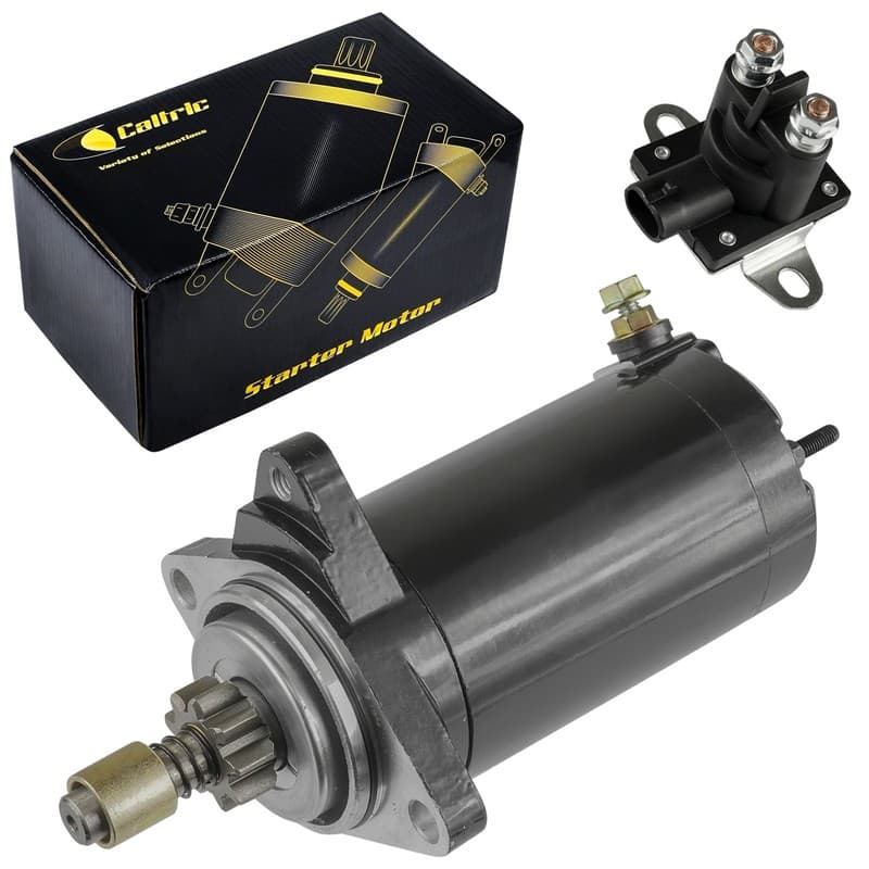 Starter & Relay Solenoid for Seadoo GTS 580 720 HX 720 1995 1996 1997 1998-2001