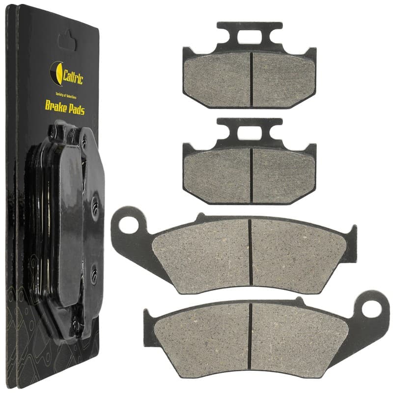 Caltric Front and Rear Brake Pads for Kawasaki KLX250R - KLX250 1994 1995 1996