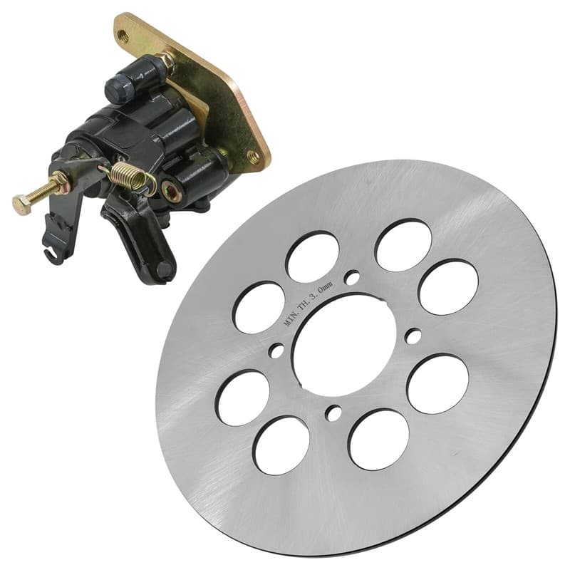 Rear Caliper w/ Pads and Brake Disc for Yamaha Raptor 660R YFM660R 2002-2005