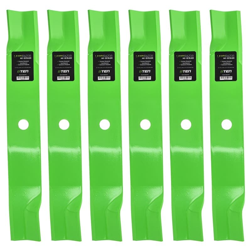 LawnRAZOR Blade for John Deere 737 757 TCU15881 M128485 M131958 High Lift 6 Pack