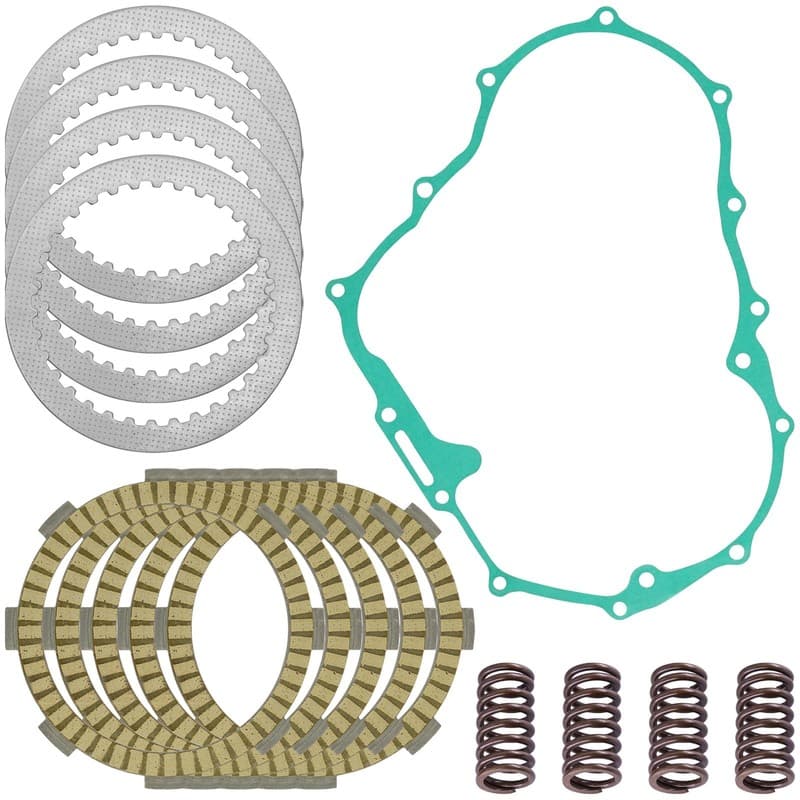 Clutch Friction w/ Steel Plates & Springs Gasket Kit for Honda ATC200X 1986 1987