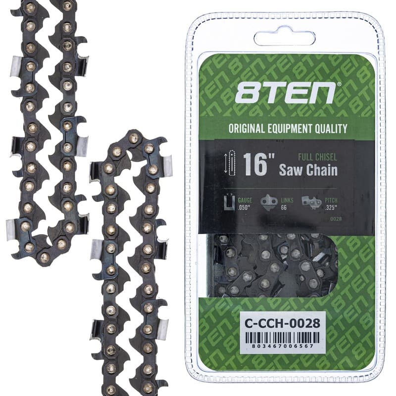 Chainsaw Chain 16 Inch .050 .325 66DL for Echo CS-490 CS-450P CS-500P CS-501P