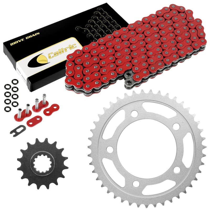 Red O-Ring Drive Chain & Sprockets Kit for Honda CB900F 919 Hornet 2002-2007