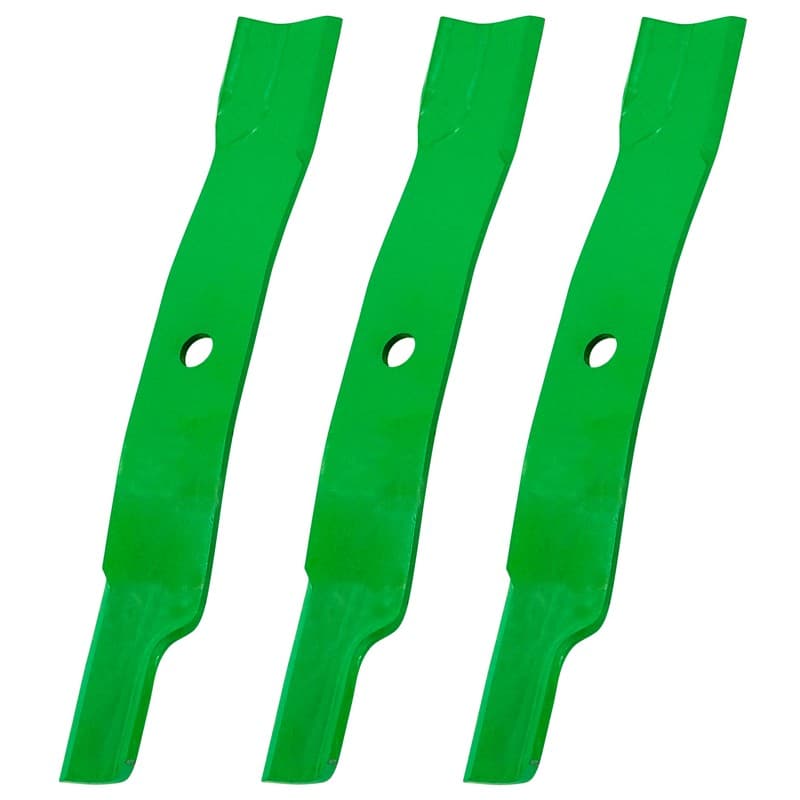 Caltric 21 inch x 7/8" Circle Hole 60" Deck High Lift Blade For John Deere