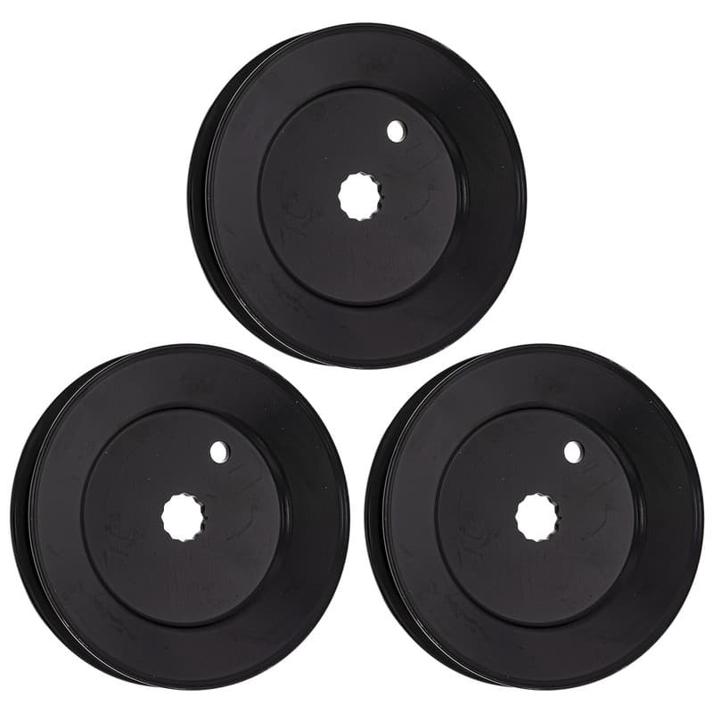 Spindle Pulley Set for Cub Cadet XT1-LT50 XT1-GT50 RZT-S50 XT2-LX50 3-Pack