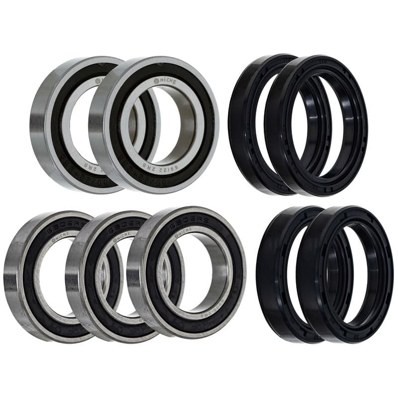 NICHE Wheel Bearing Seal Kit for Suzuki RMZ250 RMZ450 RMX450 6905-2RS 69/22-2RS