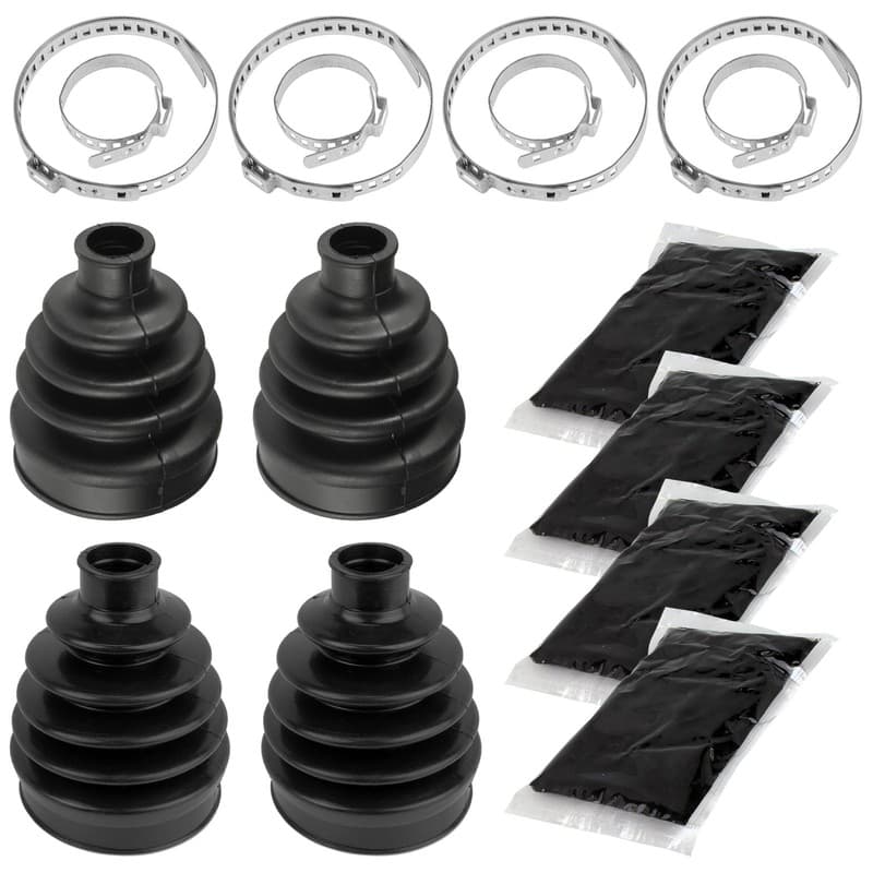 2 Front Axle Inner Outer CV Boot Kit for Can-Am Renegade 800 800R 4X4 2007-2012