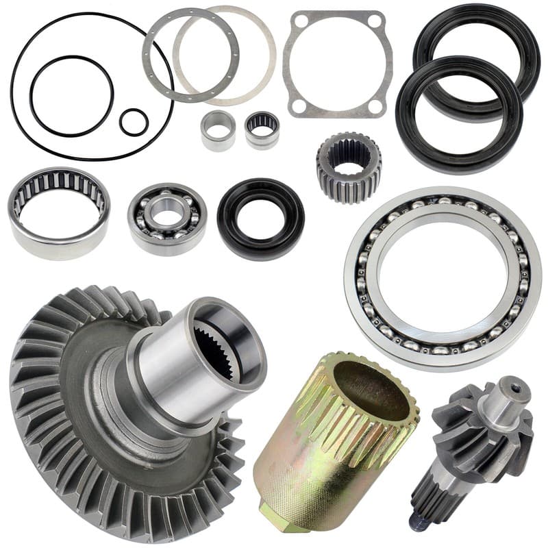Complete Rear Differential Rebuild Kit for Yamaha Grizzly 660 YFM660 2002-2008