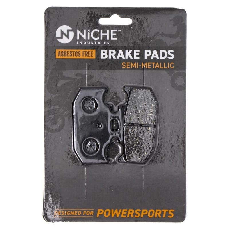 NICHE Brake Pad Set for Yamaha XT250 3C5-25806-00-00 Front Rear Semi-Metallic