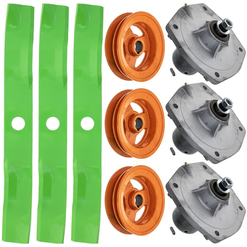 8TEN Blade Spindle Kit for Kubota RCK60RP-1500Z 60-inch K5647-92340 K5647-34510