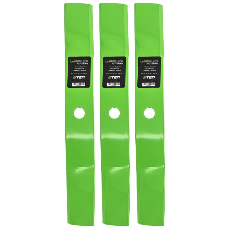 LawnRAZOR Blade Set for John Deere M136195 TCU30316 54 Inch Deck Medium Lift