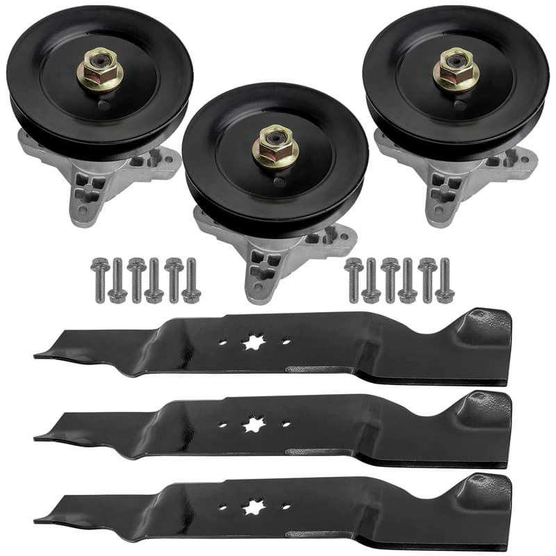 Deck Spindle & Blade for Troy-Bilt GT-2554 GTX2654 TB2654 14AZ809 742-04053 54"