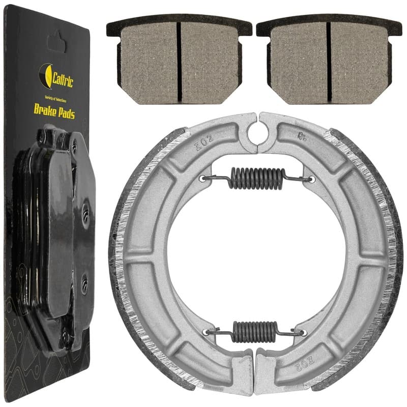 for Suzuki GR650 GR650X Temper 1983 84 1985 Front Brake Pads & Rear Brake Shoes