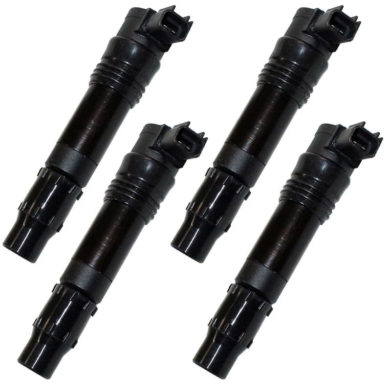 Set of 4 Ignition Coils for Kawasaki ZX1000 Ninja ZX-10R ZX10R 2004-2010