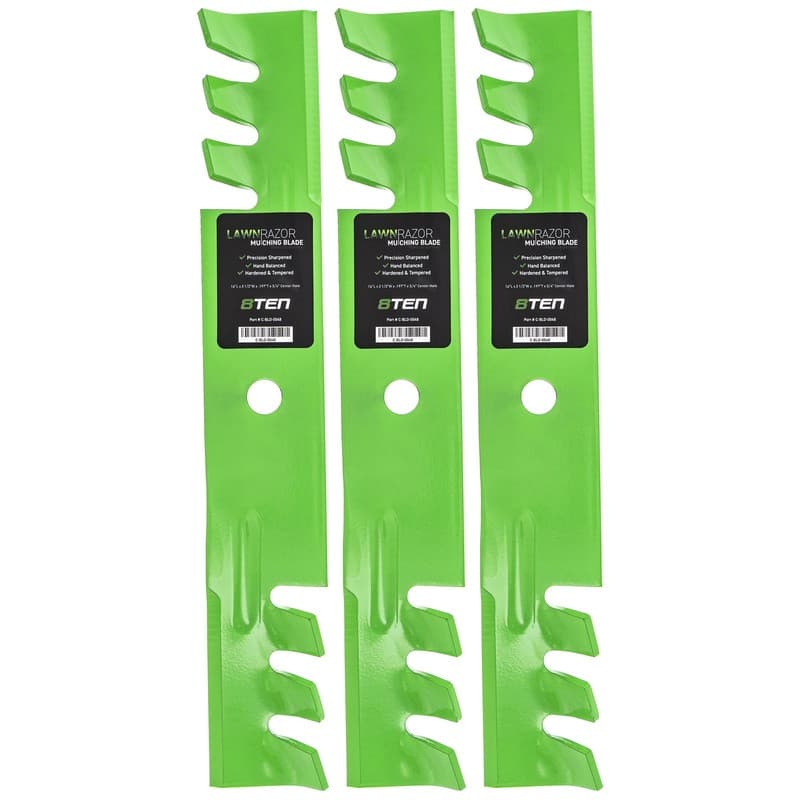 LawnRAZOR Blade Set for John Deere AM31100 M41967 Lesco 050335 Toothed