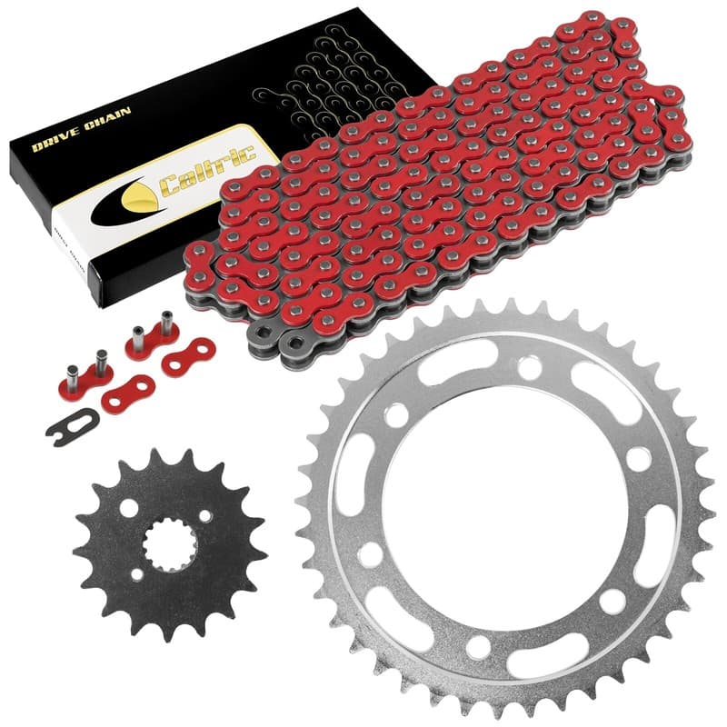 Red Drive Chain And Sprocket Kit for Suzuki GSX-R1300R Hayabusa 1300 1999-07