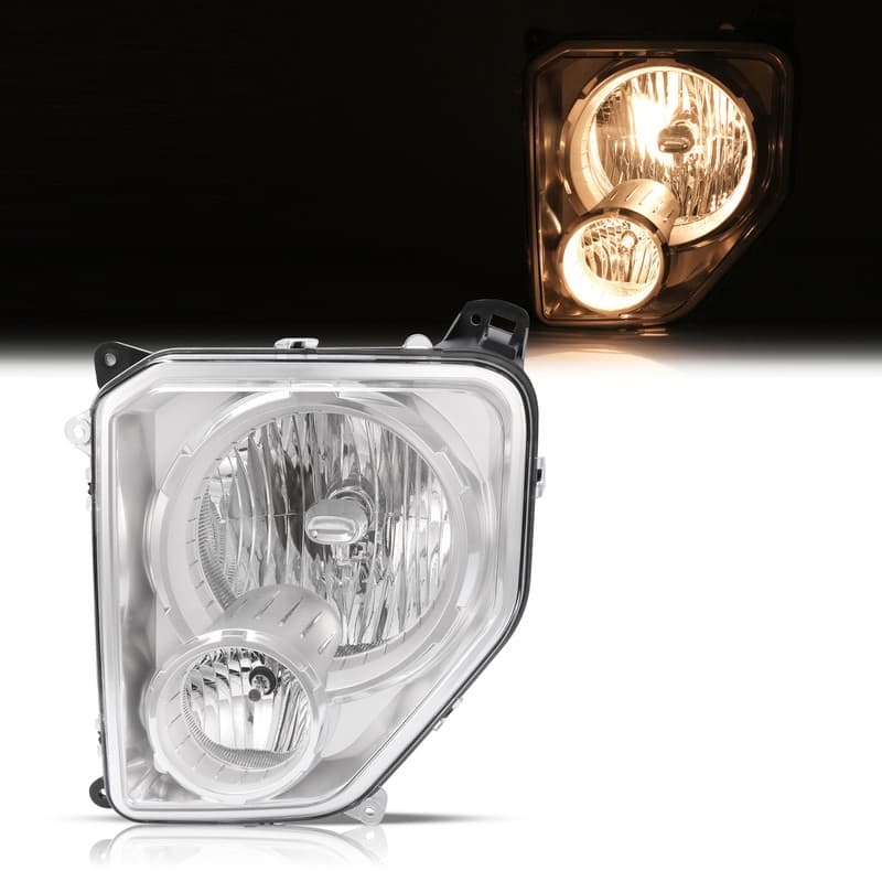 Headlight For JEEP Liberty 2008-2012 Left Side W/Bulb and Fog Light #CH2502196