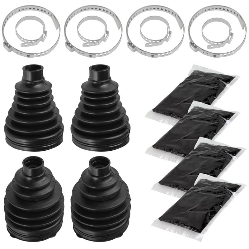 2 Rear Axle Inner Outer CV Boot Kit for Polaris RZR 800 EFI 2008 2009 2010