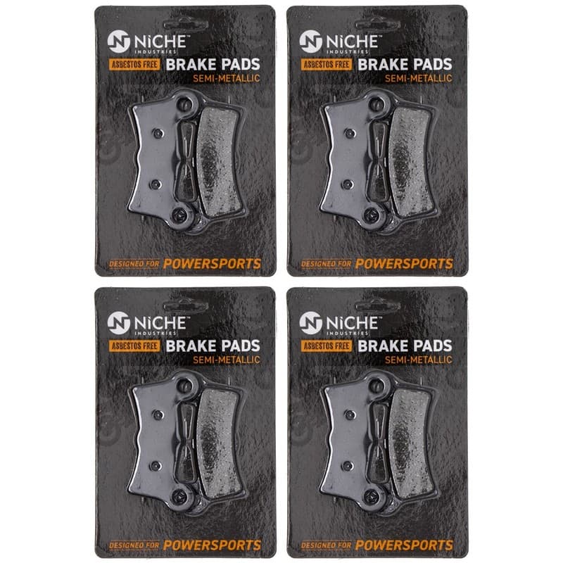 Brake Pad Set for Harley-Davidson Street Glide Tri Rear Semi-Metallic 4 Pack