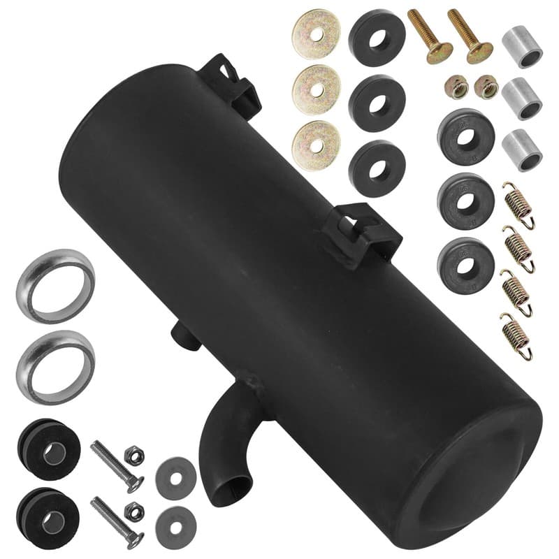 Caltric Exhaust Muffler And Gasket Kit for Polaris Sportsman 450 4X4 2006 2007