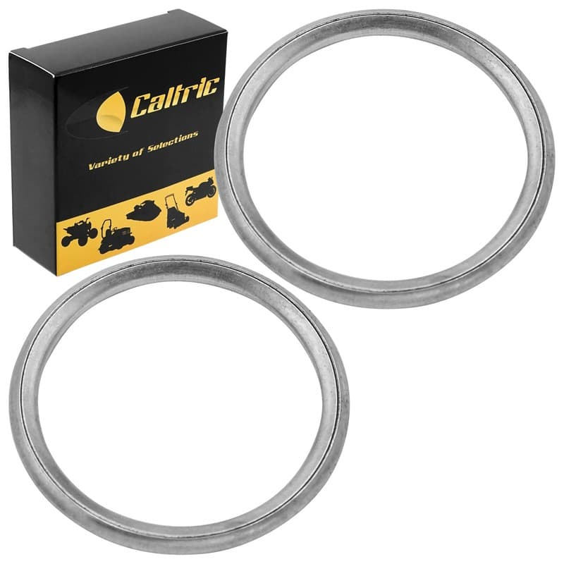 2 Exhaust Pipe Gaskets for Kawasaki VN900C Vulcan 900 Custom 2007-2024