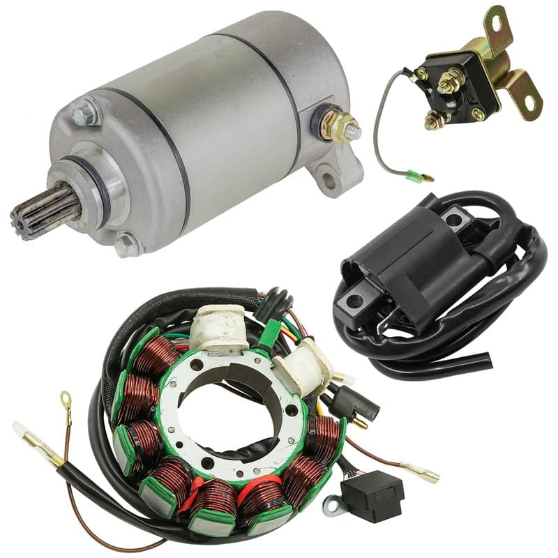 Stator for Polaris Magnum 500 Starter Solenoid Ignition Coil 1999 2000 Atv New