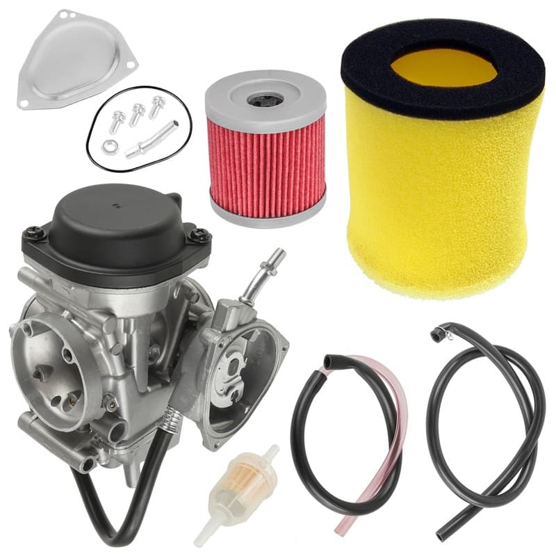 Air Filter And Carburetor Kit For Suzuki QuadSport Z400 LTZ400 2003-2007