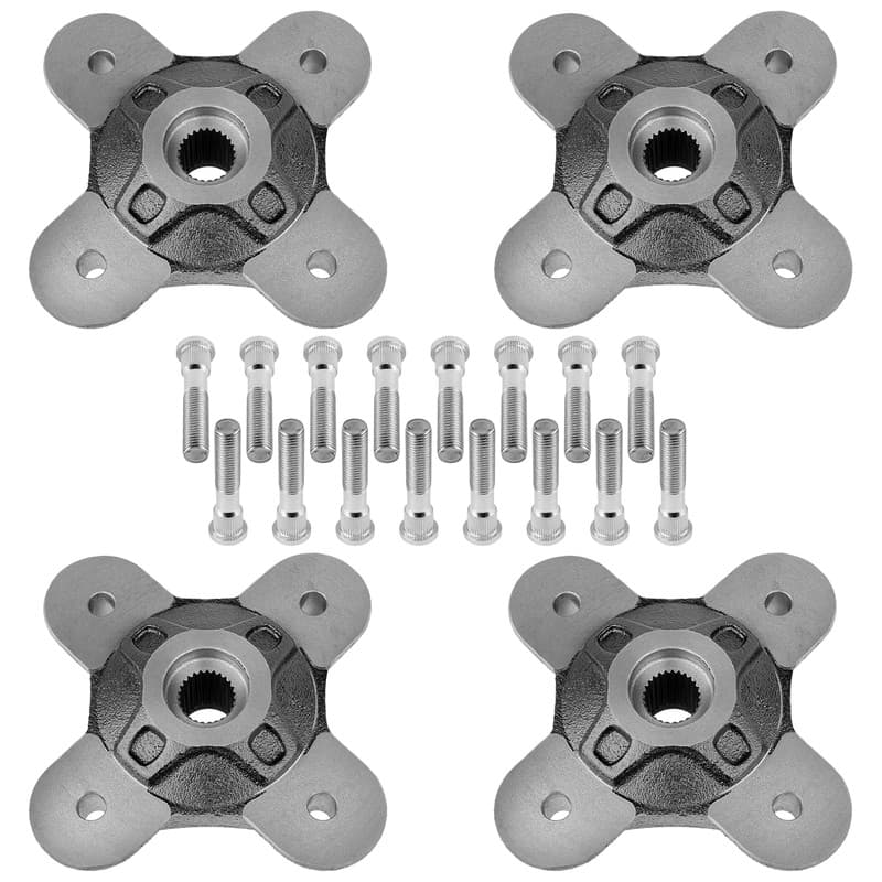 4 Front Rear Wheel Hub W/Bolt For Polaris RZR XP 1000 / RZR XP 4 1000 2014-2017