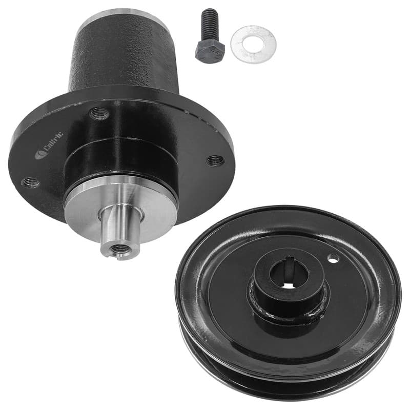607407 604255 607407P 770842 54" Deck Spindle & Pulley for Hustler X-ONE