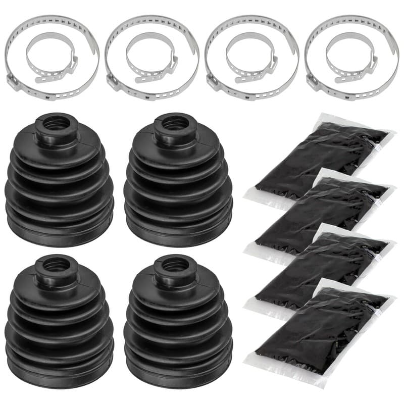 2 Rear Axle Inner And Outer CV Boot Kits for Polaris Sportsman 500 4X4 HO 99-05