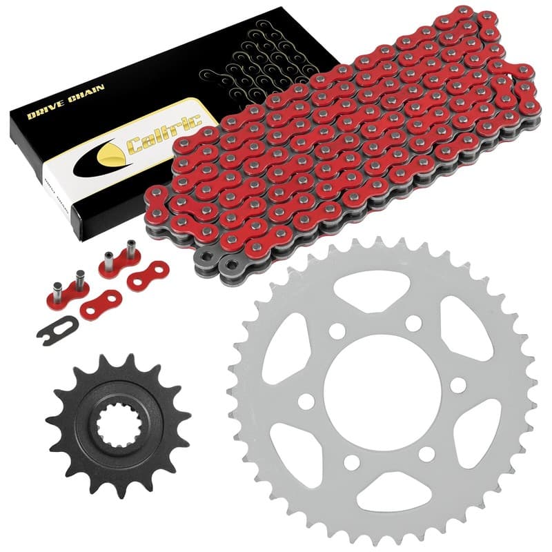 Red Drive Chain And Sprocket Kit for Kawasaki Ninja 1000 ZX1000 Abs 2011-17