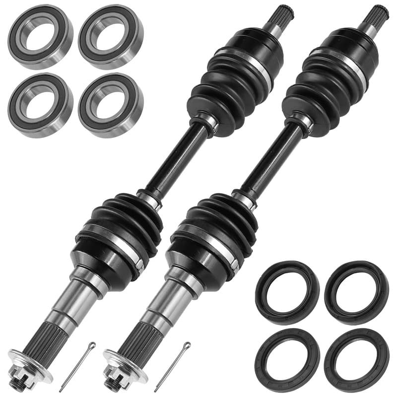 Front Left & Right CV Joint Axle For Yamaha Big Bear 400 YFM400F 4X4 2000-2001
