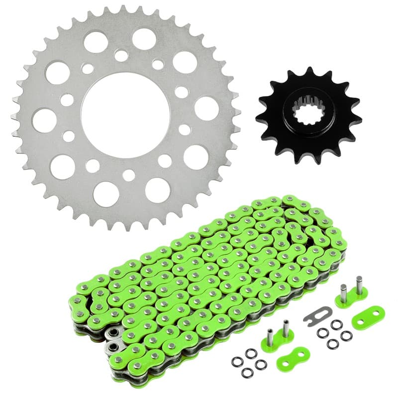 Celox Drive Chain & Sprockets Kit fits Honda CB500 1994-2003 Green