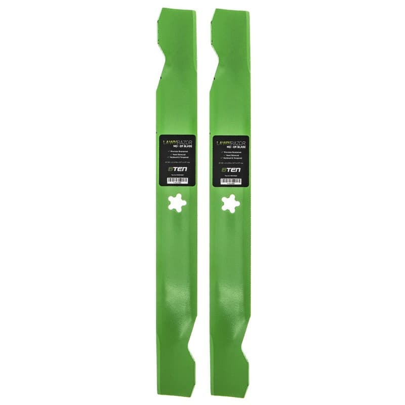 LawnRAZOR Notched High Lift Blade Husqvarna 445 Z4824 YTH2042 YTH18542 2-Pack
