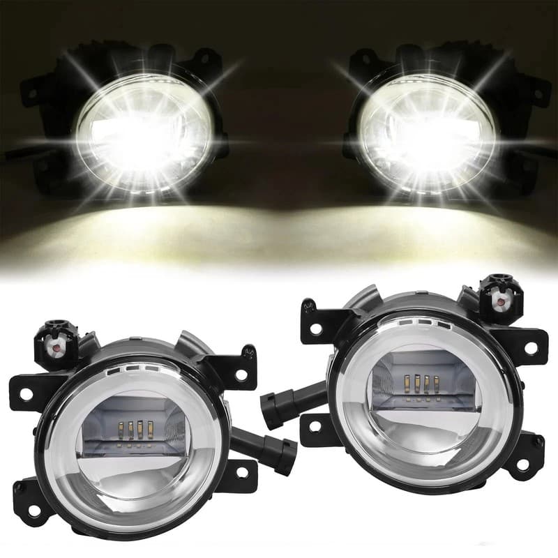 Pair Front Bumper LED Fog Lights Lamp For Infiniti Q50 QX60 QX80 2014-2020 LH&RH