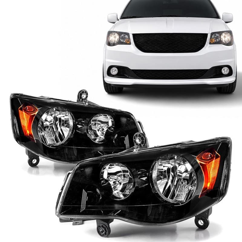 For Chrysler Town&Country 2008-2016 Dodge Grand Caravan 2011-2019 20 Headlights