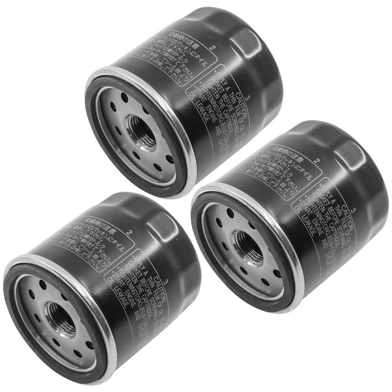 for Kawasaki KAF400 Mule 610 4X4 2005-2016 Oil Filter 3-Pack