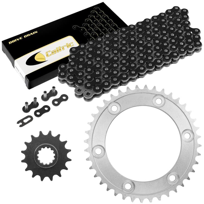 Black Drive Chain And Sprocket Kit for Honda RVT1000R Rc51 2000-2006