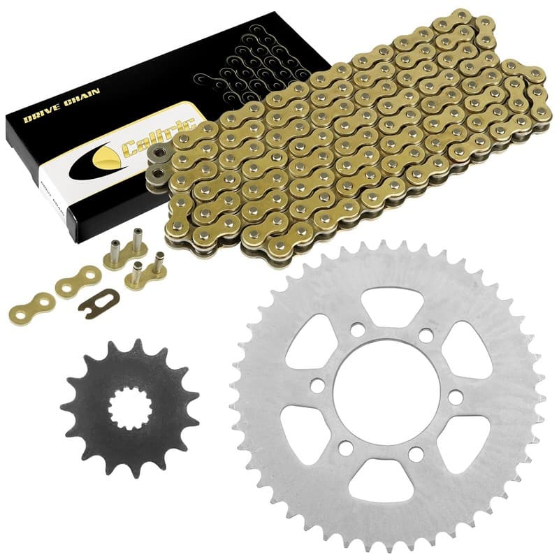 Drive Chain & Sprockets Kit for Kawasaki EX650 Ninja 650R 2006-2016