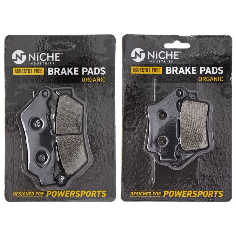 NICHE Brake Pad Set for BMW F650CS F650GS F650ST G650X Front Rear Organic
