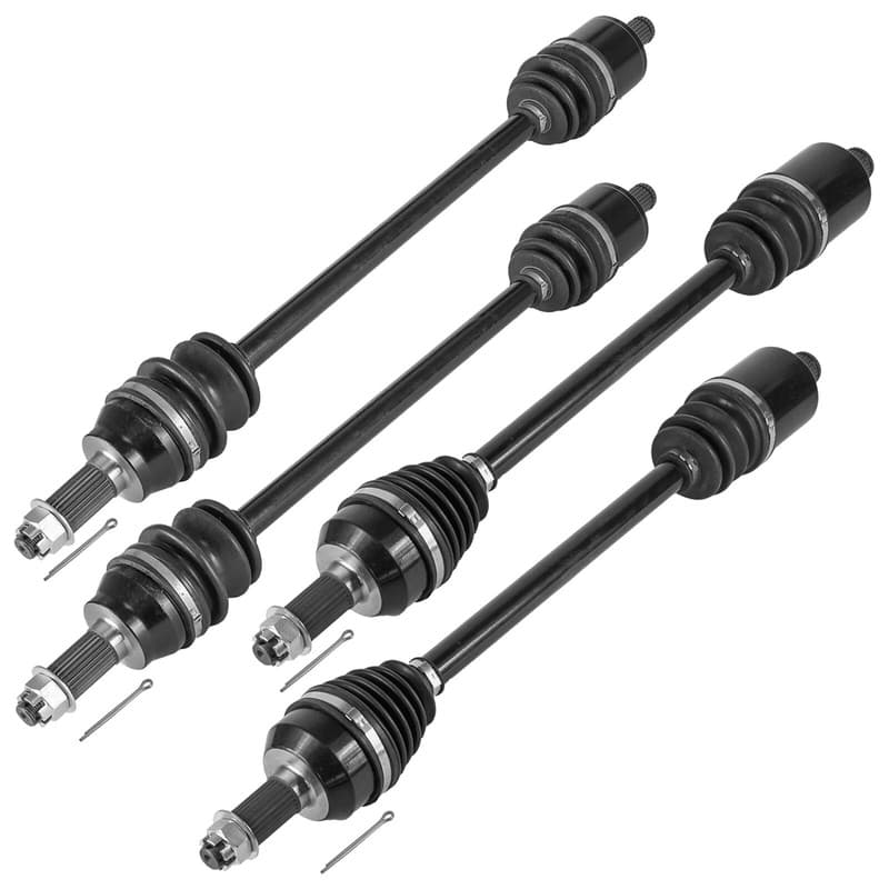 Front & Rear Complete CV Joint Axles For Polaris RZR 900 60" 15-19 Left & Right