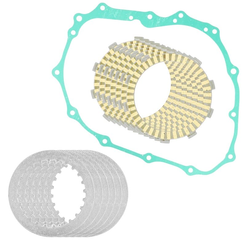 Clutch Friction Steel Plates Kit for Honda XR400R 1996 1997 1998 1999 2000-2004