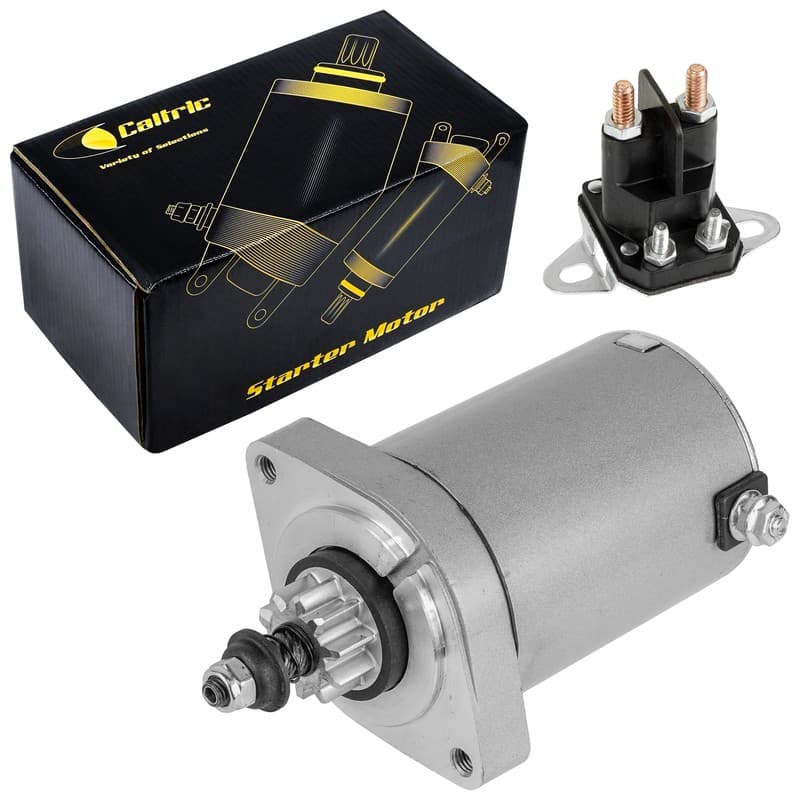 12V Starter with Relay Solenoid for John Deere X350 X350R X354 X360 X370 X380