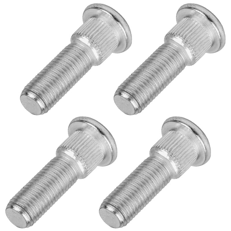 4 Rear Wheel Stud Bolt Serration for Yamaha Rhino 700 YXR700 Fi 2008-2012